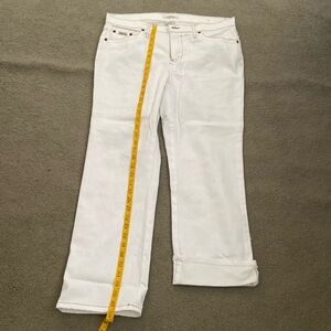 Z Cavaricci authentic vintage white denim jeans ( Capri ) size 12 Cruise wear